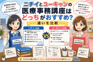 ニチイとユーキャンの医療事務講座はどっちがおすすめ？違いを比較
